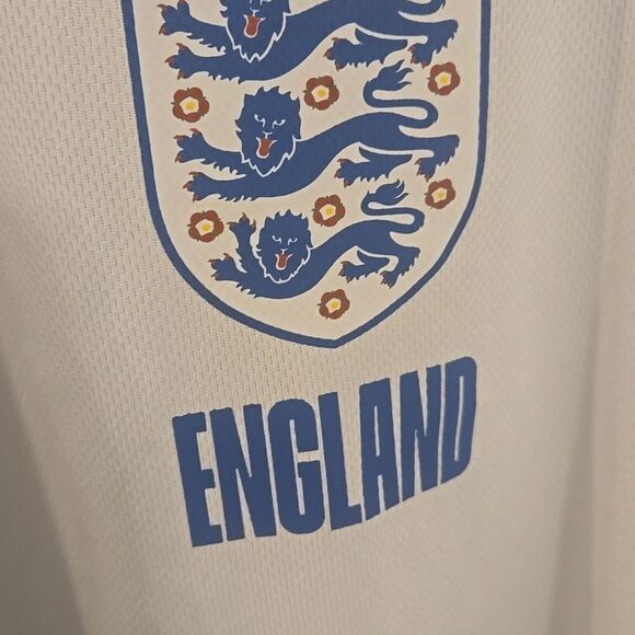 White England Soccer Jersey Size Xl - Picture 3 of 6